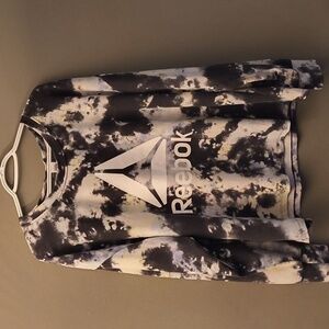 Reebok Monochrome Tie-Dye Long sleeve Sweatshirt Women's XXL